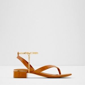 Aldo Agralella Block Heel Sandal - Beige